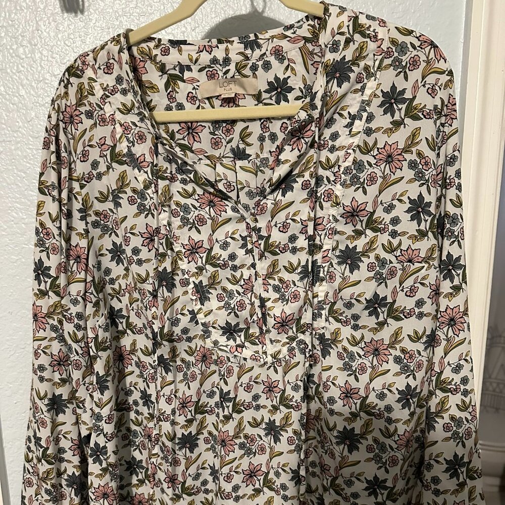 Loft Floral Blouse